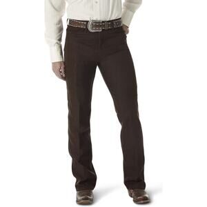 Wrangler Men’s Wrancher Dress Jeans Brown 48x32 Big & Tall Bootcut